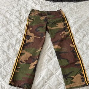 Polo by Ralph Lauren Camouflage Pants with Yellow Accent